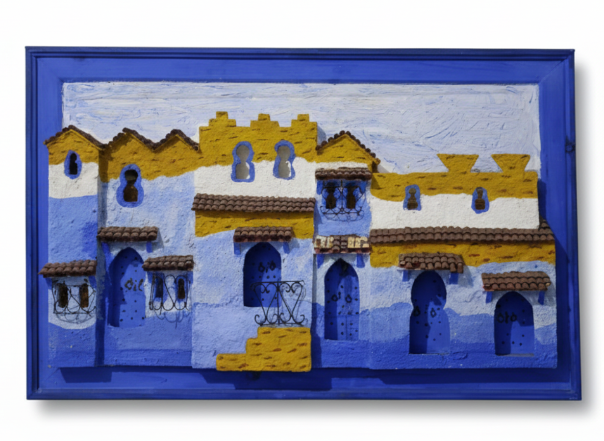 Chefchaouen 3D Illuminated Wall Art