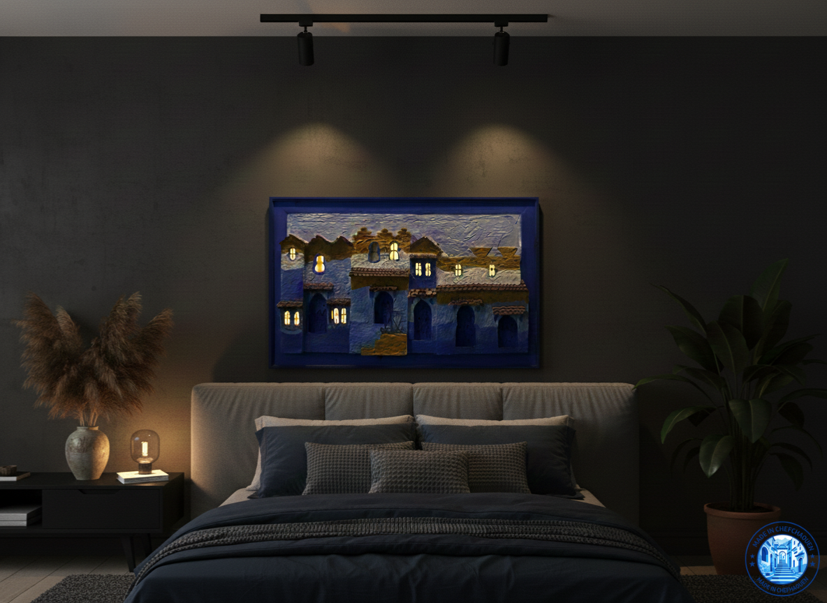 Chefchaouen Light Wall Art